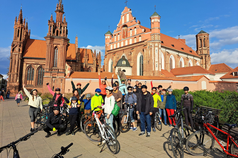 Vilnius: visite guidée alternative à vélo de la ville de Vilnius