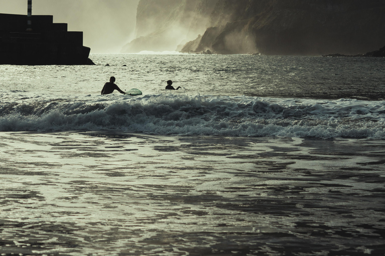 Madeira : Experiencia de surf para todosClase de surf en grupo semiprivado