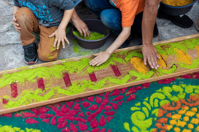 Antigua: Sawdust Carpet Workshop Exclusive Holy Tuesday Sawdust Carpet Workshop