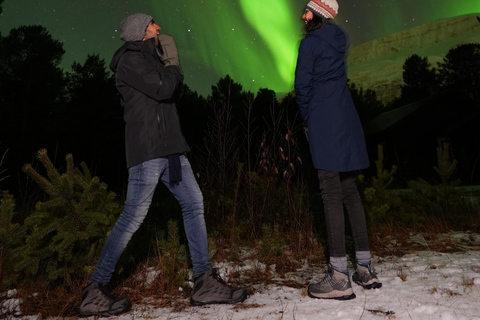 Tromsø: English/Spanish Aurora Pathfinder Tour with Photos Tromsø: English/Spanish Aurora Hunting Private Minibus Tour