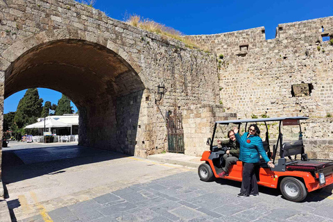 Rodi: Tour guidato della Città Vecchia con veicolo ecologico