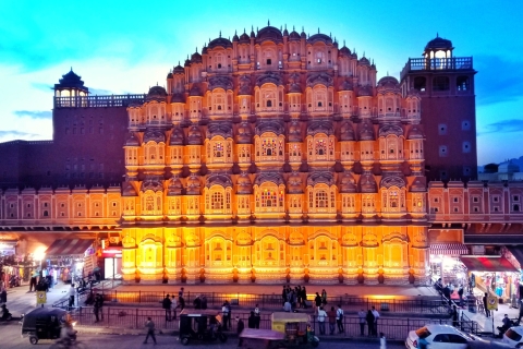 From Delhi: 6 Days Golden Triangle Tour with Varanasi Option 2: Car + Guide + Entrance fee
