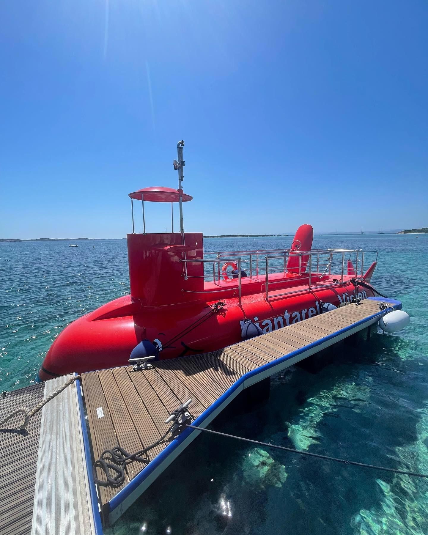 Ausflug mit dem Unterwasserboot im Archipel der Lavezzi-Inseln