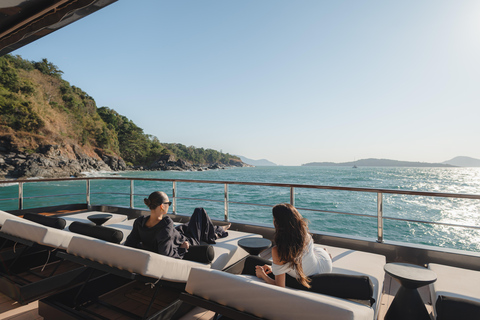 Phuket:Phi Phi Island with Buffet & DJ Party by Noah Yacht