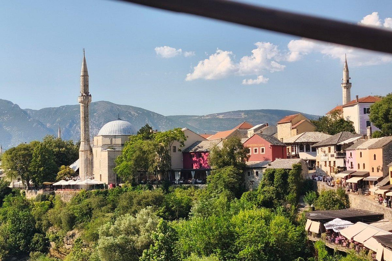 From Sarajevo: Mostar, Blagaj, Waterfalls, Pocitelj & Konjic Tour in English Without Entry Fees
