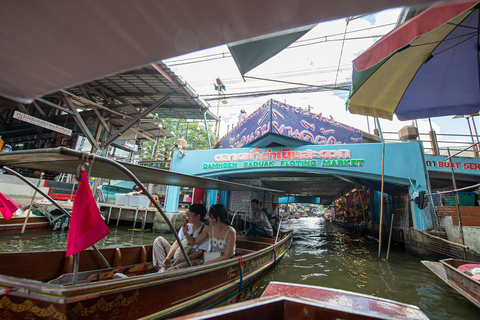 Bangkok : Premium Damnoen Saduak &amp; Railway Market By Food BusSiam Kempinski Hotel Lieu de rendez-vous