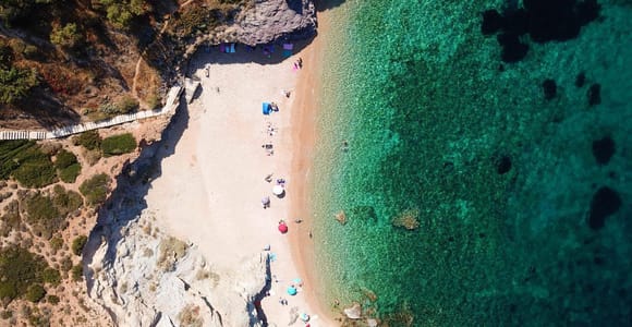 Hafen von Piräus: Strandausflug in Athen & Vouliagmeni-See