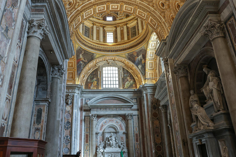Rome: St. Peter’s Basilica & Underground Tombs Tour Group Tour in French