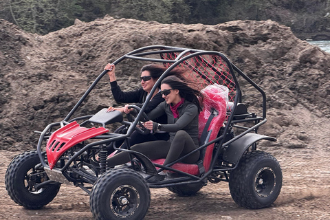 Side/Belek: ATV & Zipline Combo w/ Riverside Swimming Break Shared ATV Quad Safari Off-Road Adventure (Double)