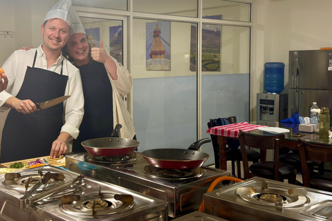 Momo maken en kookles in Kathmandu