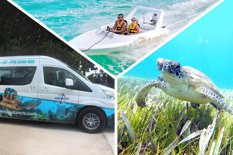Cancun: Jungle Speedboat &amp; Snorkeling Adventure