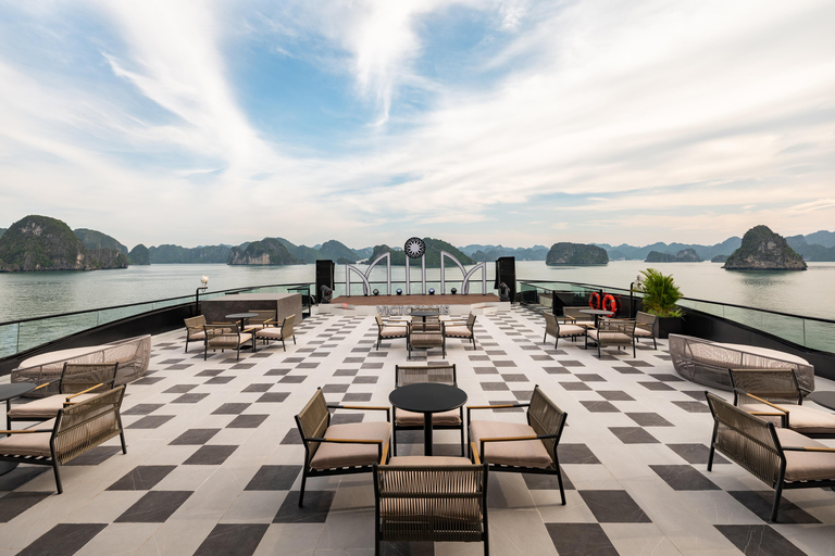 Ha Long 3D2N Or 2D1N By A Luxury Cruise & Bathtub & Balcony Private Car Transfer & Private Guide & Shared Cruise in 3D2N