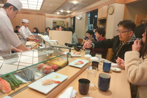 Tsukiji Fischmarkt Food Tour Beste lokale Erfahrung in Tokio