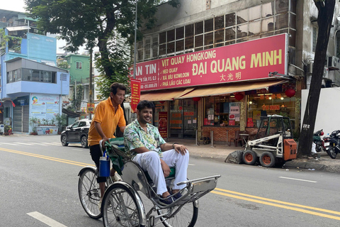 Passeio turístico privado pela cidade de Ho Chi Minh em bicicleta