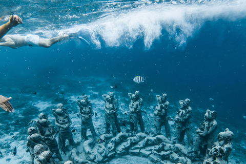 Lombok: 3 Gili Snorkeling Trip with Turtles, Statues & GoPro Starting from Lombok (Round trip Hotel transfer)
