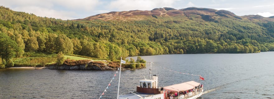 Loch Katrine - Croisière panoramique en bateau à vapeur dans le parc national