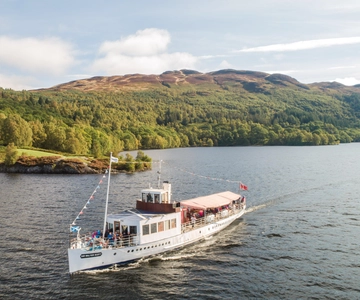 Loch Katrine - Cruzeiro panorâmico a vapor no Parque Nacional