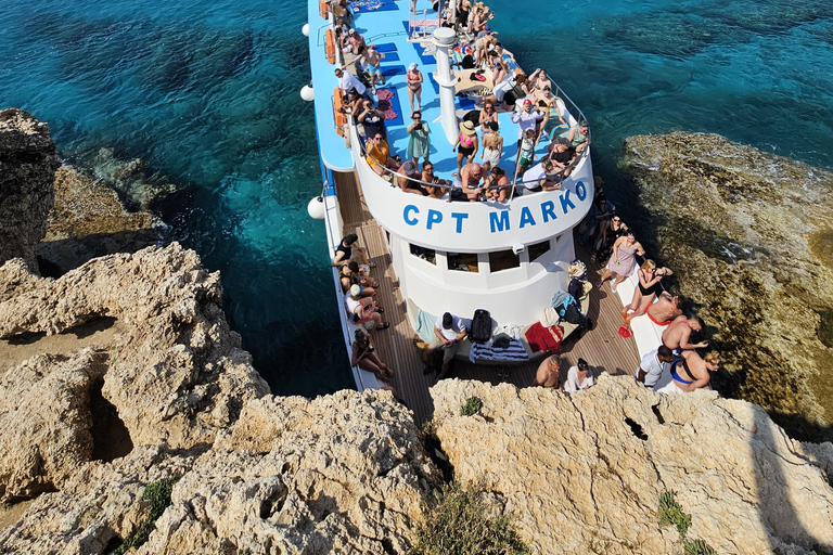 Ayia Napa: Blue Lagoon &amp; Schildpaddencruise met optionele lunch