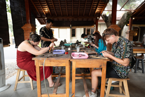 Ubud: 2-Hour Make Your Own Silver Jewellery Class