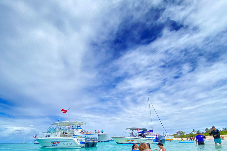 Fajardo : demi-journée de bateau privé à Icacos ou Palomino