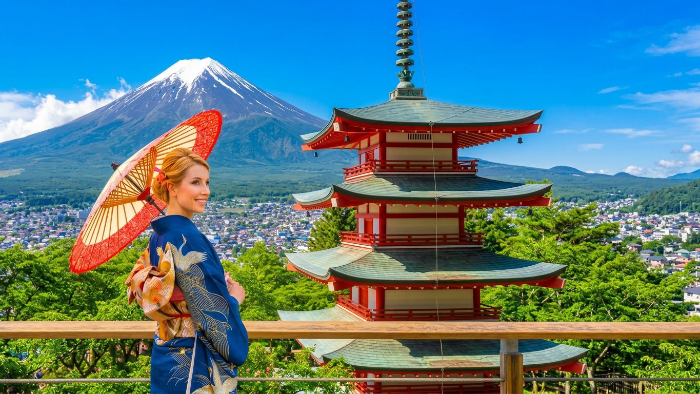 Tokio: Berg Fuji, Oishi Park, Kawaguchi-See und Oshino Hakkai
