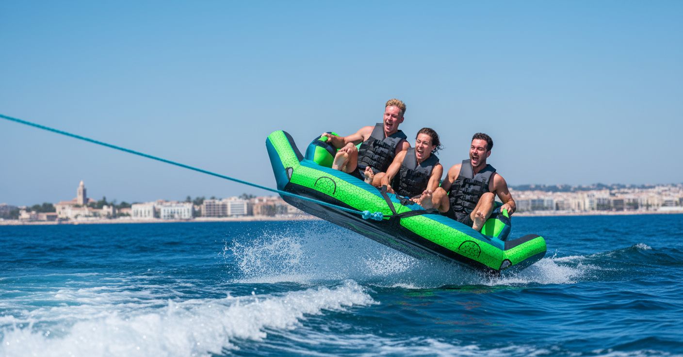 Sitges: Spaß mit Crazy Donut – maximaler Adrenalinkick