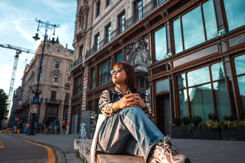 Foto di strada nelle vie più belle di Budapest