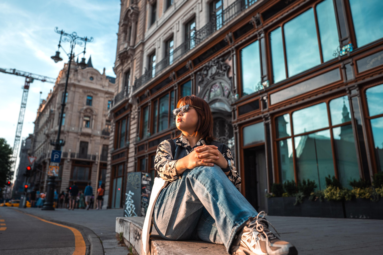 Foto di strada nelle vie più belle di Budapest