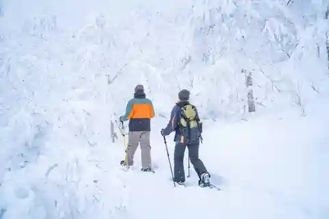 Noboribetsu: Orofure Pass Snowshoeing Tour