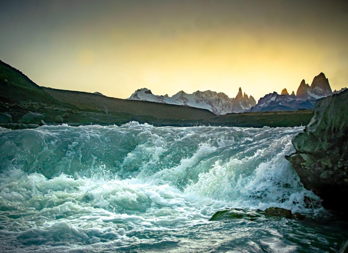 El Chalten: Rio de las Vueltas og Patagonien Rafting