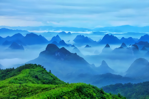 Private Guilin Reed Flute Cave, Elephant Hill & Tea Tour