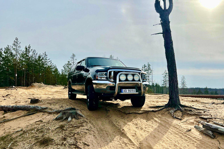 Łotewski las 4x4 Doświadczenie terenowe