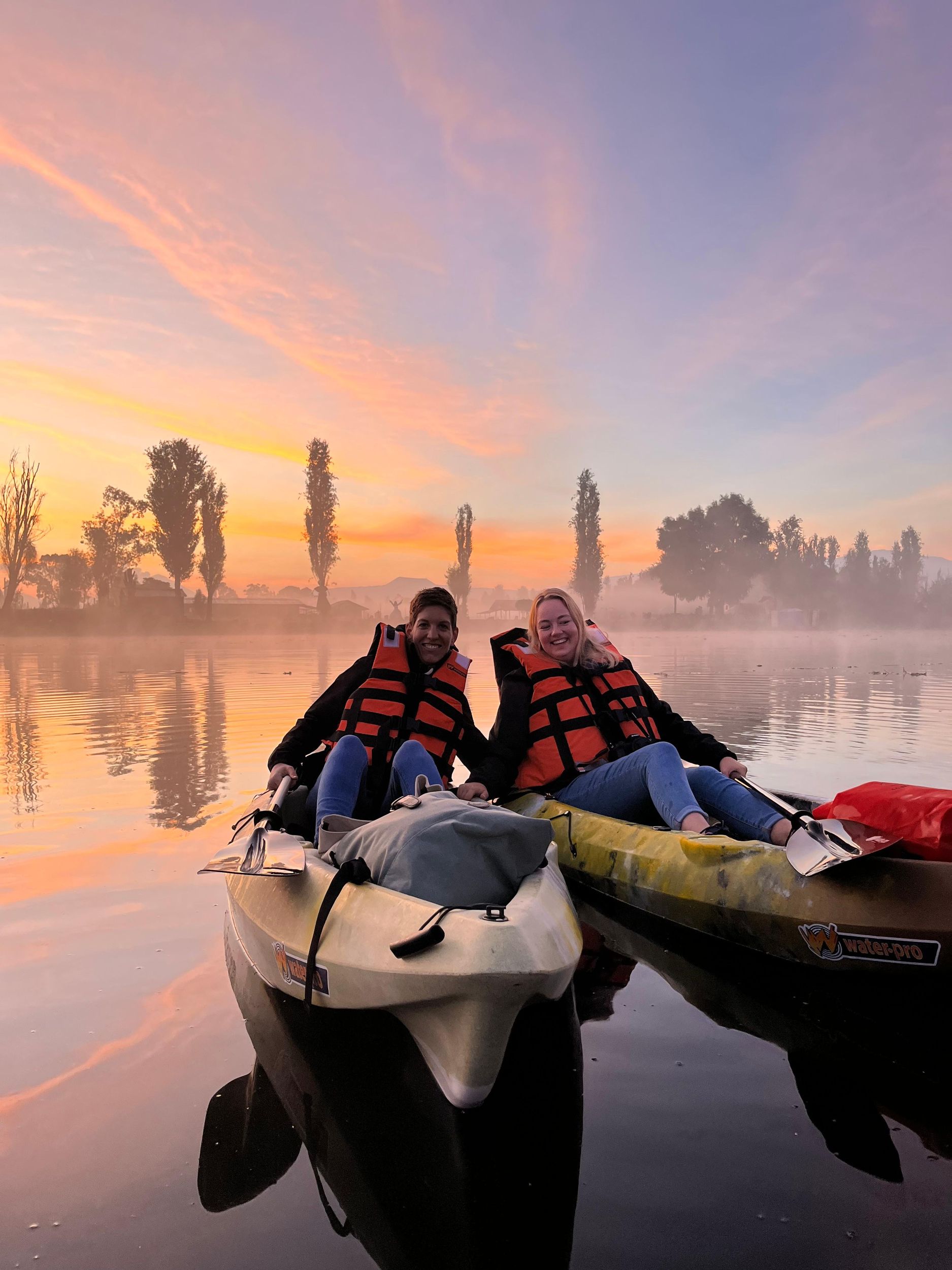 Xochimilco: Sonnenaufgang im Kajak in Mexiko-Stadt