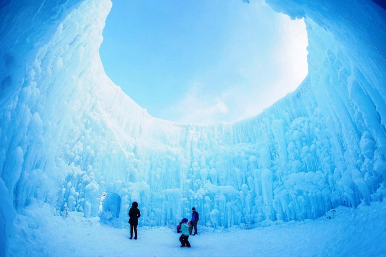 Sapporo: Lake Shikotsu Ice Festival, Snow Fun & Buddha Tour Shared Tour, Meet at Sapporo Station