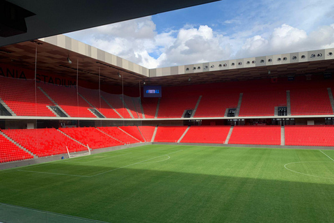 Tirana: Walking Tour with Air Albania Stadium VIP Sky Box