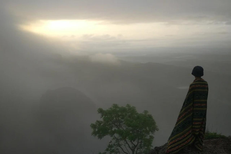 Sunrise at Nglanggeran Volcano, Jomblang Cave & Timang Tour