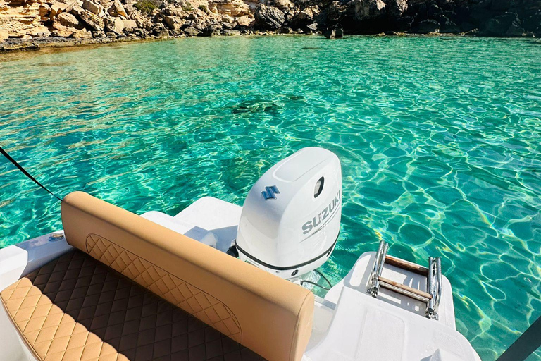 Privéboottocht bij zonsondergang naar zeereservaat Mallorca