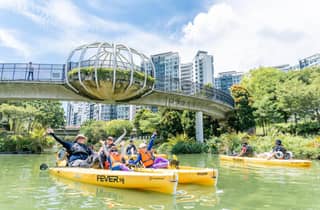 Singapur: Kajak-Tour auf dem Punggol Waterway mit Guide