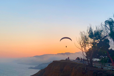 Aventure en parapente tandem entre les collines et la plage de Malibu