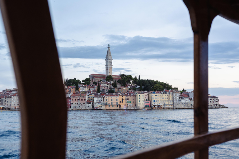 Rovinj: Red Island & Lim Fjord boat tour with BBQ & Swimming