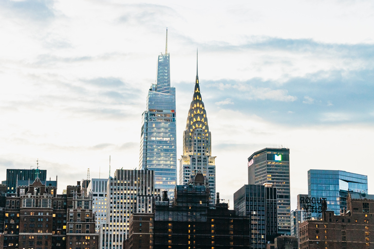 New York: avondrondvaart haven met lichtjes zonder wachten