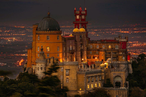 From Lisbon: Pena Palace, Regaleira, Sintra &amp; Cascais TourLisbon Meeting Point