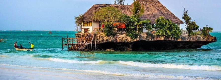 Kayak transparent en tandem, plage de Paje, grotte de Kuza, restaurant Rock