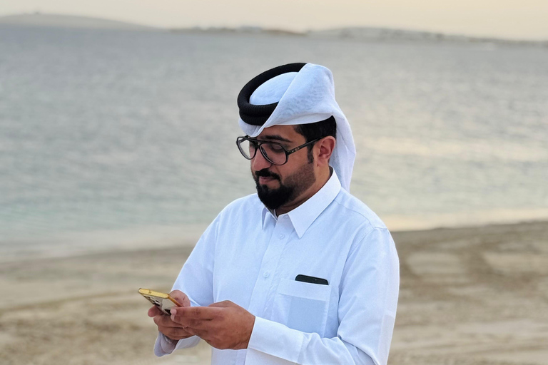 Doha: inland sea Tour With Dune Bashing &Sandboarding fun Doha: safari , camel ride, sandboarding hotel pickup