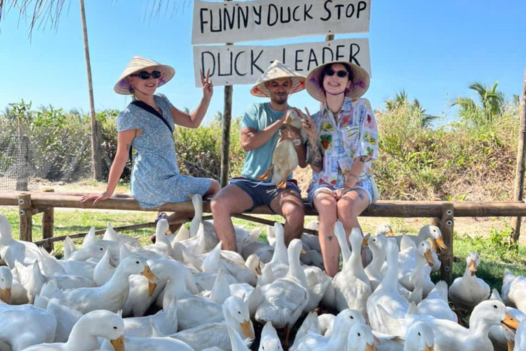 Hoi An:Funny Duck Farm Bike Tour& Buffalo Ride&Coffee Making Hoi An : Funny Duck Farm & Lantern Making without Pick up
