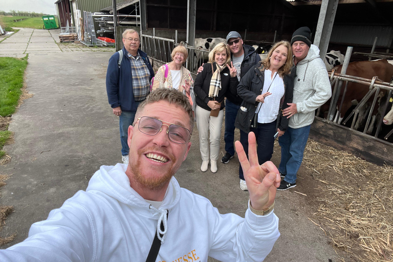 Rotterdam : Kinderdijk, site classé au patrimoine mondial de l&#039;UNESCO, expérience à la ferme fromagère