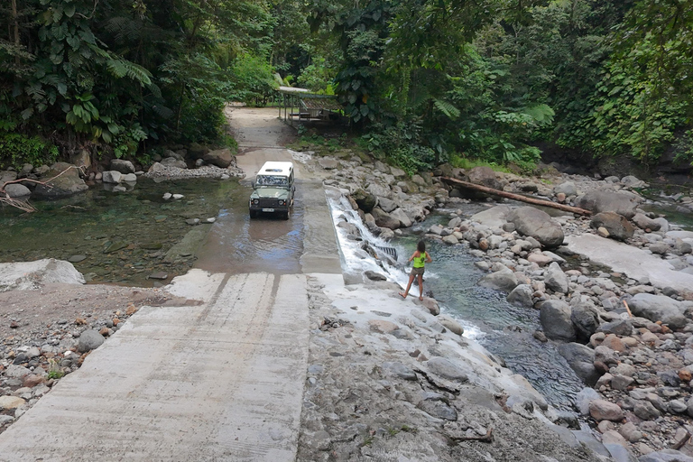 4x4 Land Rover day trip with Fanm Sosyal Kréyol in Guadeloupe Half-Day