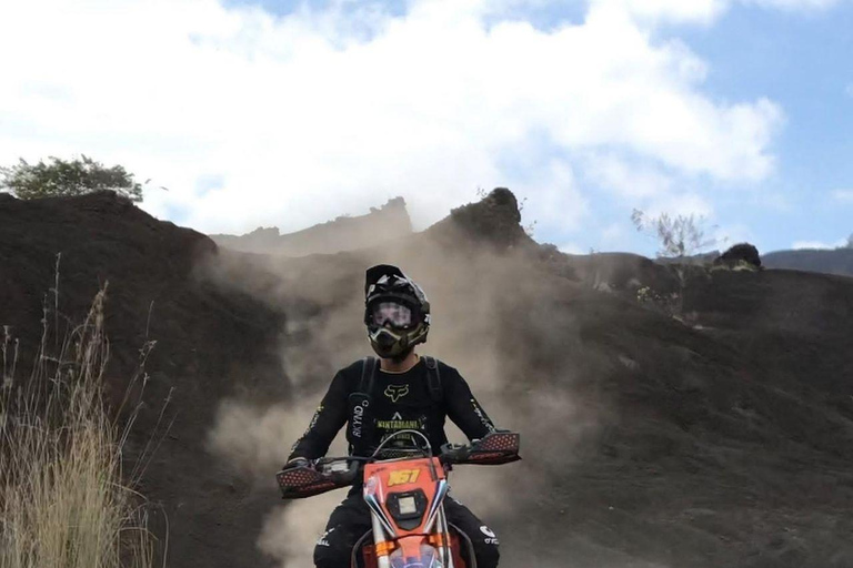 Bali: Mount Batur Custom Dirt Bike Tours Bali: Pine Forest, Black Sand & Lava Dirt Bike KLX BF 150