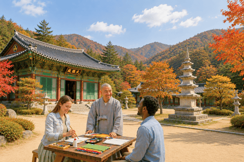 From Seoul: Buddhist Temple Experience & Nami Island Tour Group tour from Hotel the Designers Dongdaemun