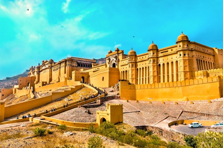 Jaipur: Guided Amer Fort and Jaipur City Tour All-Inclusive Cab + Driver + Tour Guide